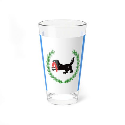 Flag of Irkutsk Oblast (Russia) Pint Glass 16oz