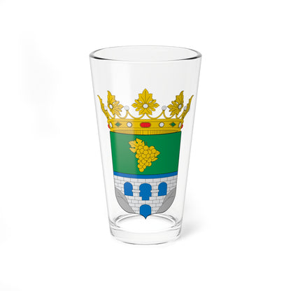 Escudo de Alhama de Almería (Spain) (Coat of Arms) Pint Glass 16oz