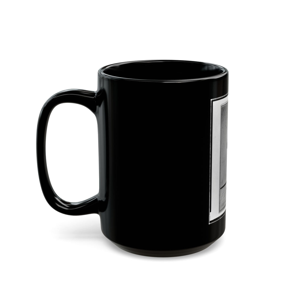 John Longnecker, Full-Length Portrait, Standing, With Arms Folded Across Chest, Facing Left (U.S. Civil War) Black Coffee Mug
