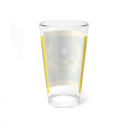 ROC Commanding General of Army Flag (China) Pint Glass 16oz