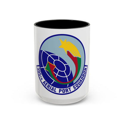 305 Aerial Port Squadron AMC (U.S. Air Force) Accent Coffee Mug