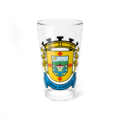 Escudo Popayan (Colombia) (Coat of Arms) Pint Glass 16oz
