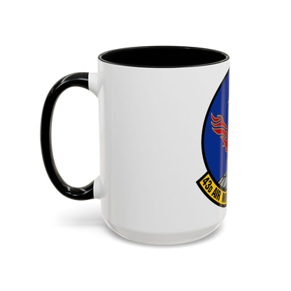 43 Air Mobility Squadron AMC (U.S. Air Force) Accent Coffee Mug