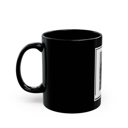 Captain Frederick Ludwig (Lodewig), Union Officer In The 32nd Indiana Regiment, Full-Length Portrait, Facing Front (U.S. Civil War) Black Coffee Mug