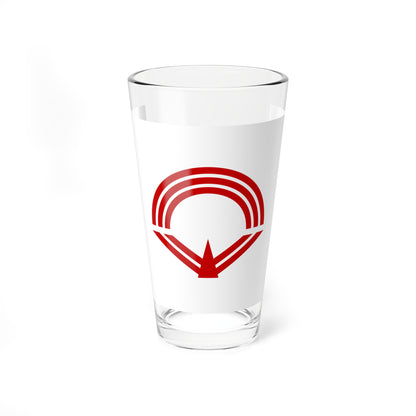 Flag of Miki Kagawa (Japan) Pint Glass 16oz