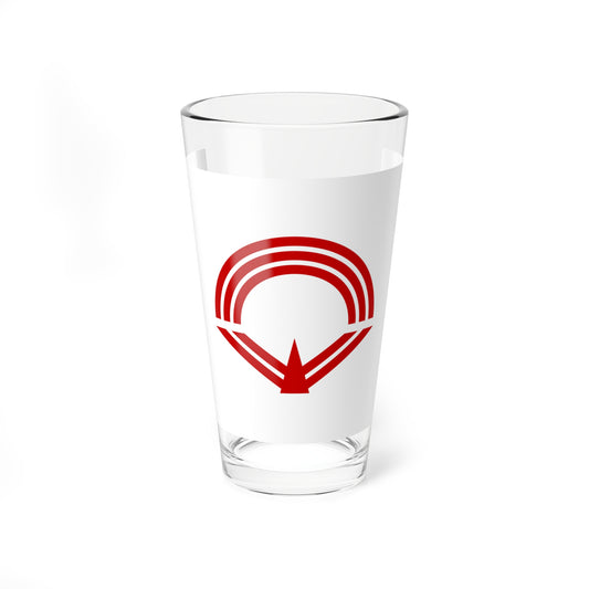 Flag of Miki Kagawa (Japan) Pint Glass 16oz