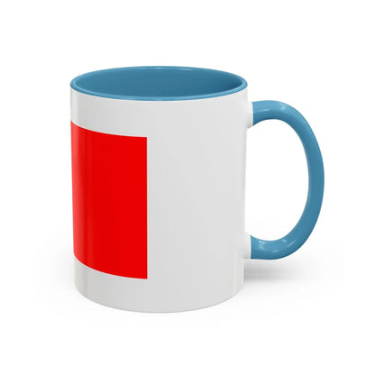 Flag of Hamrun Malta - Accent Coffee Mug-Go Mug Yourself