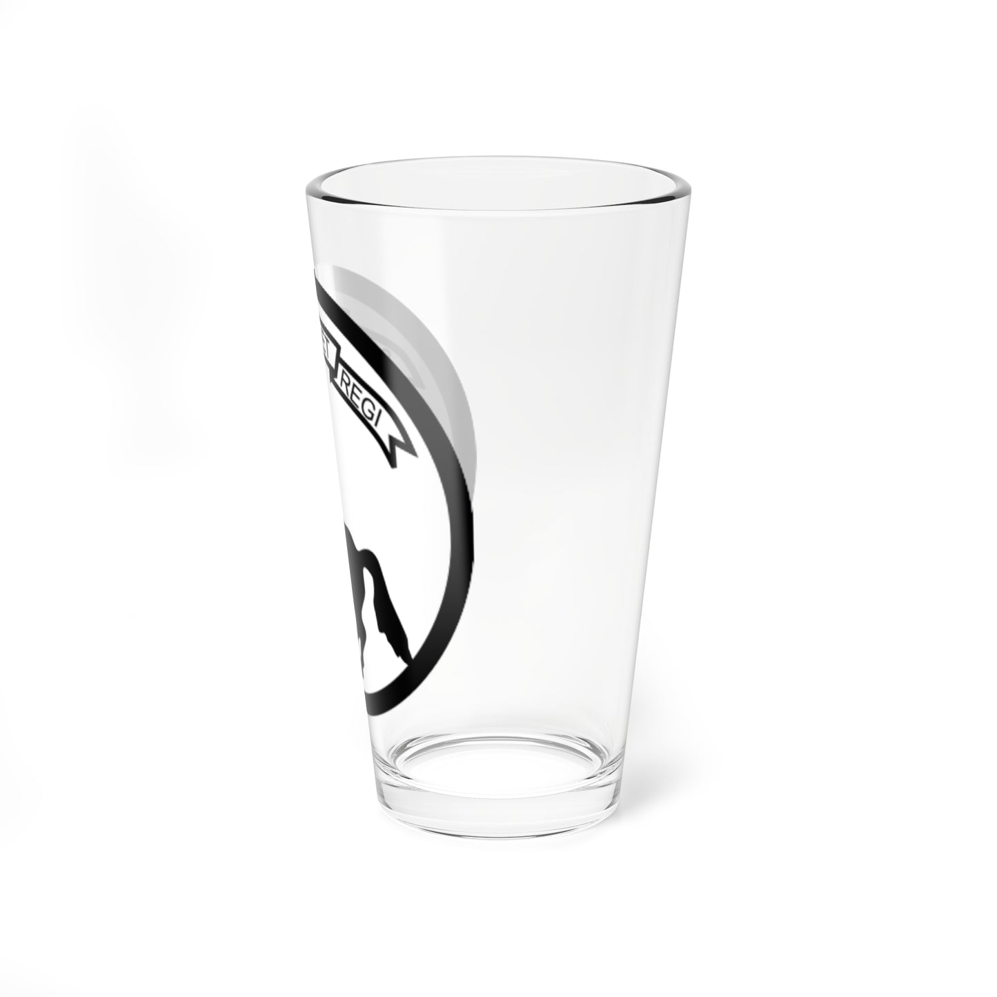 Emblem for the 2-I-LG (Denmark) (Coat of Arms) Pint Glass 16oz