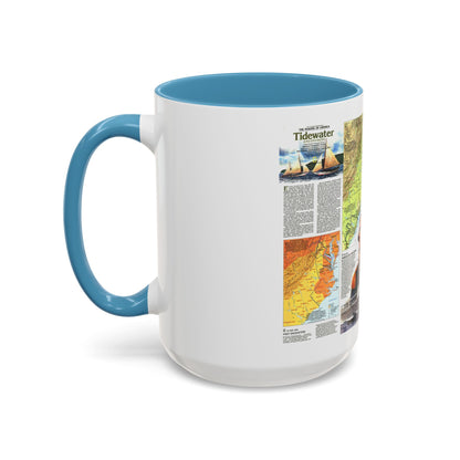 USA - Tidewater and Environs 2 (1988) (Map) Accent Coffee Mug