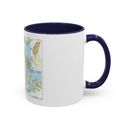 Asia - Southeast (1955) (Map) Accent Coffee Mug