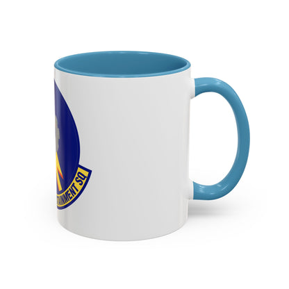 558th Combat Sustainment Squadron (U.S. Air Force) Accent Coffee Mug
