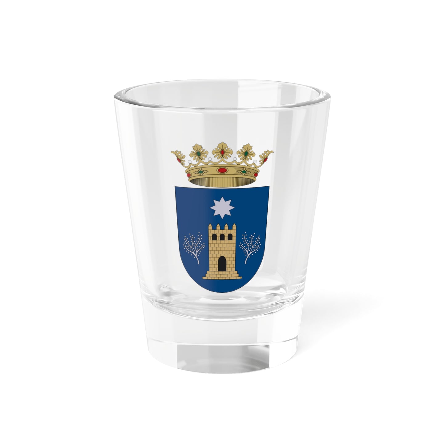 Escut dAielo de Rugat (Spain) (Coat of Arms) Shot Glass 1.5oz