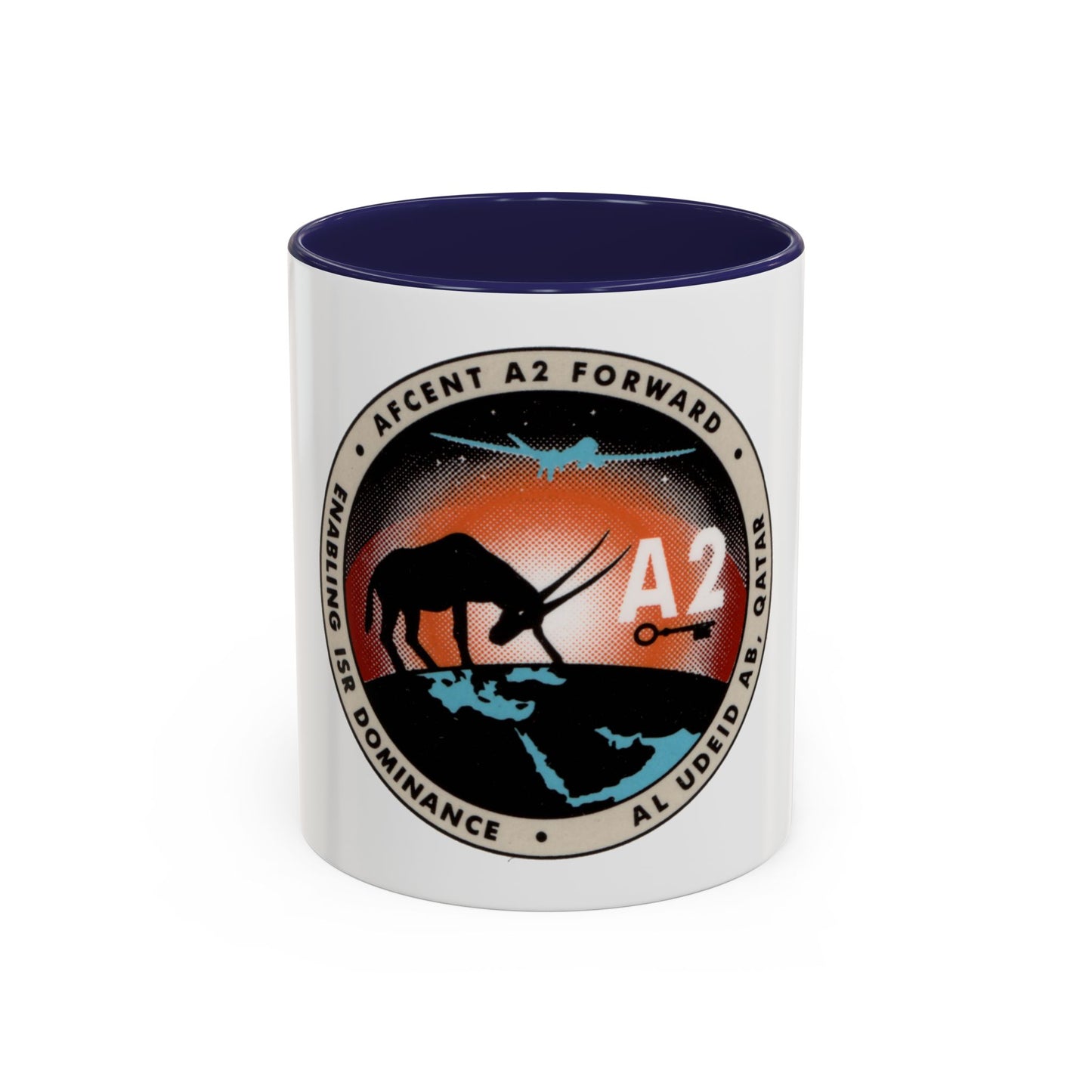 AFCENT A2 Forward (U.S. Air Force) Accent Coffee Mug