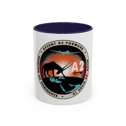AFCENT A2 Forward (U.S. Air Force) Accent Coffee Mug