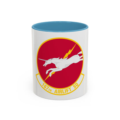 167 Airlift Squadron (U.S. Air Force) Accent Coffee Mug