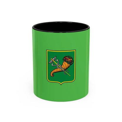 Flag of Kharkiv Ukraine - Accent Coffee Mug-11oz-Black-Go Mug Yourself