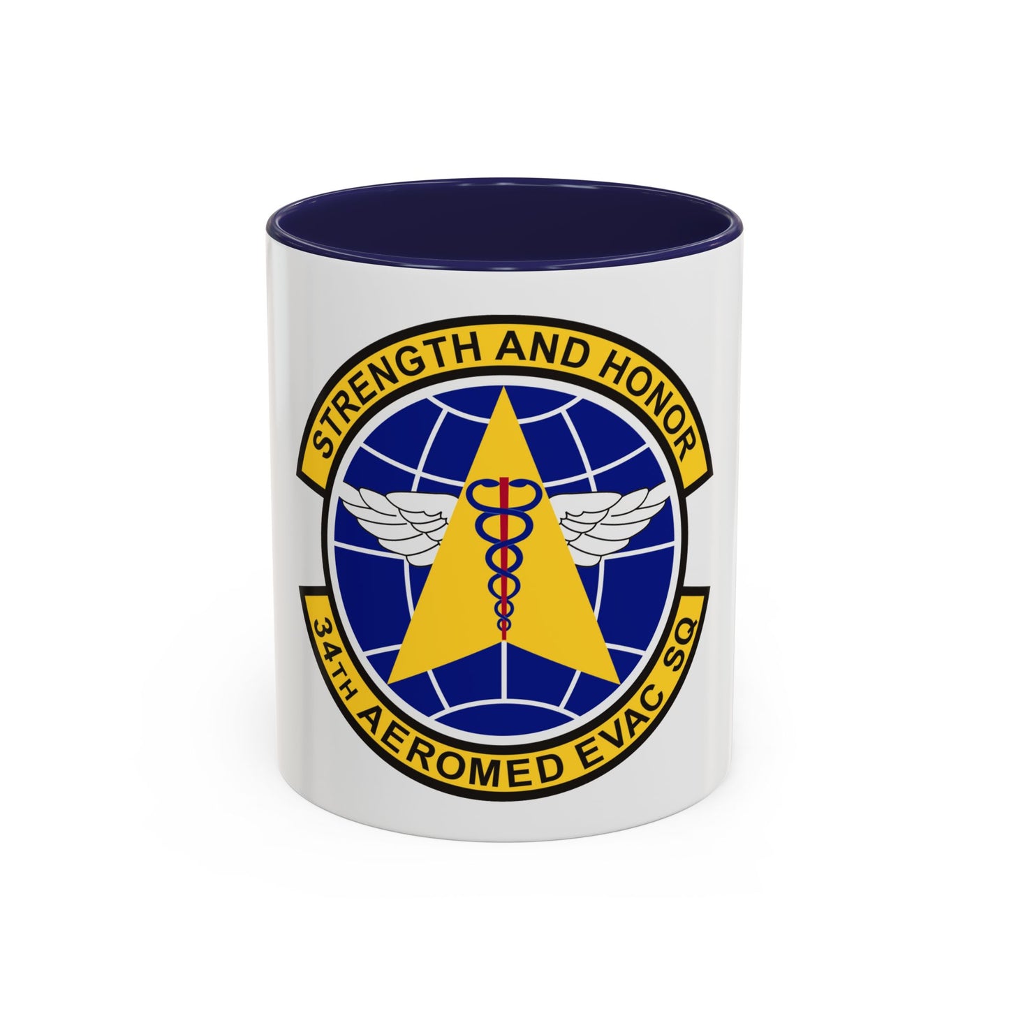34th Aeromedical Evacuation Squadron (U.S. Air Force) Accent Coffee Mug