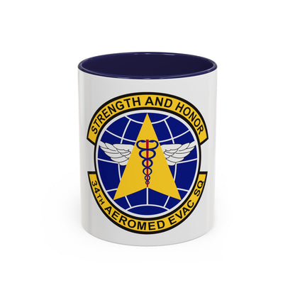 34th Aeromedical Evacuation Squadron (U.S. Air Force) Accent Coffee Mug