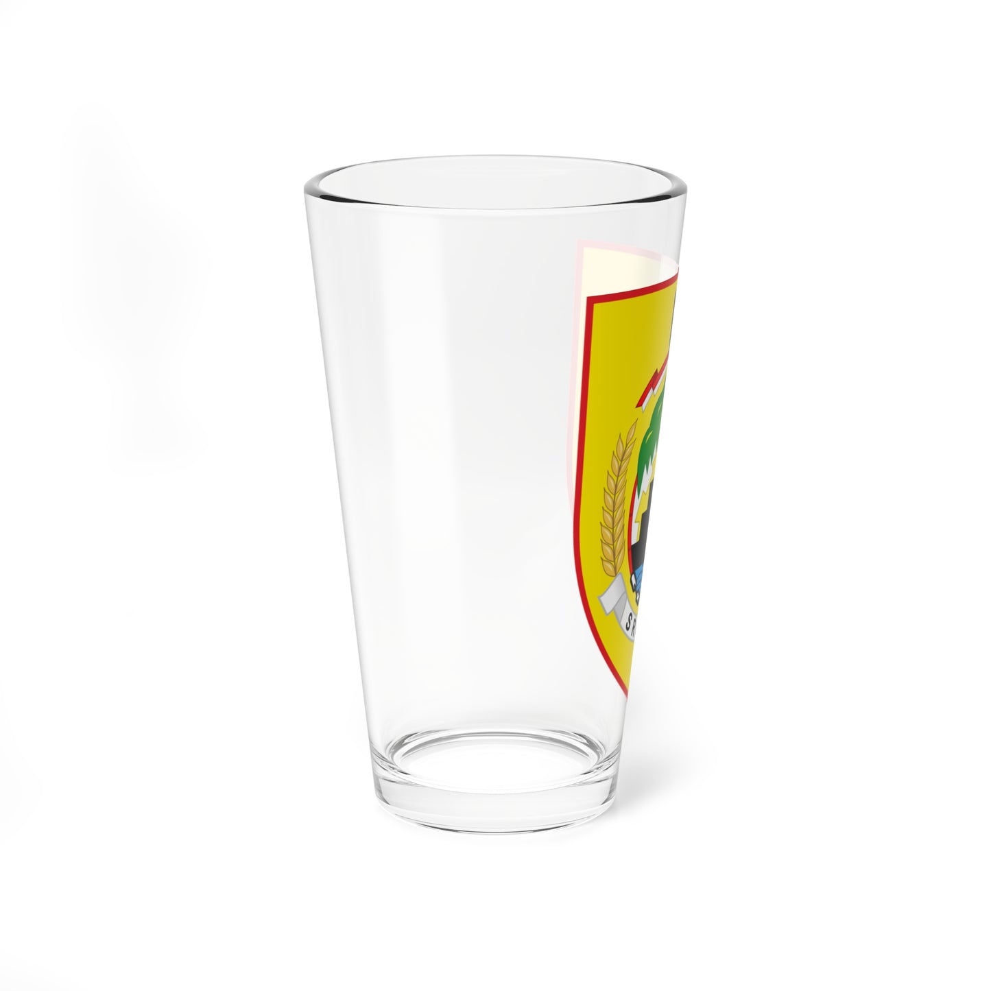 Seal of Sragen Regency (Indonesia) (Coat of Arms) Pint Glass 16oz