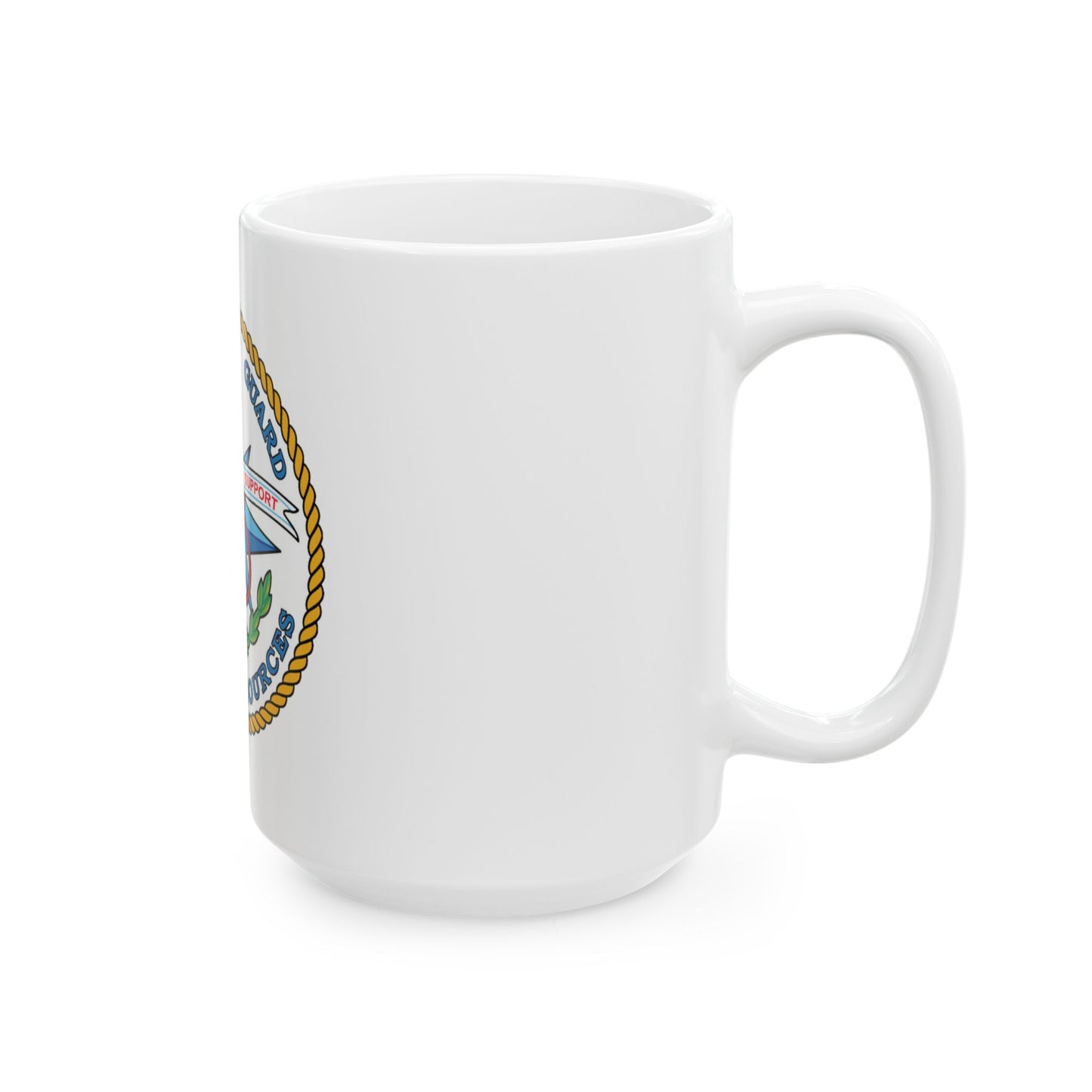 USCG Human Resources (U.S. Coast Guard) White Coffee Mug