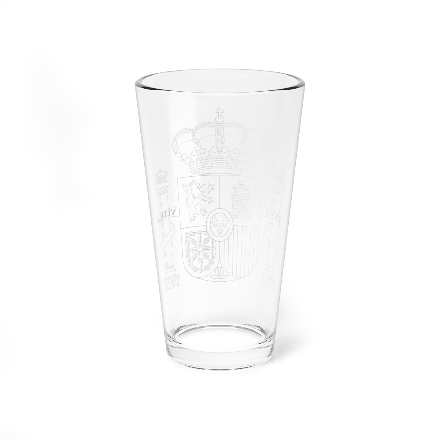 Escudo de España contornos (Spain) (Coat of Arms) Pint Glass 16oz