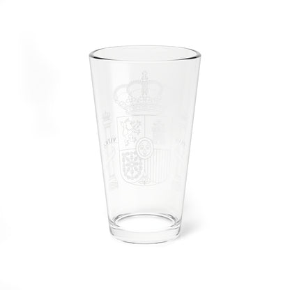 Escudo de España contornos (Spain) (Coat of Arms) Pint Glass 16oz