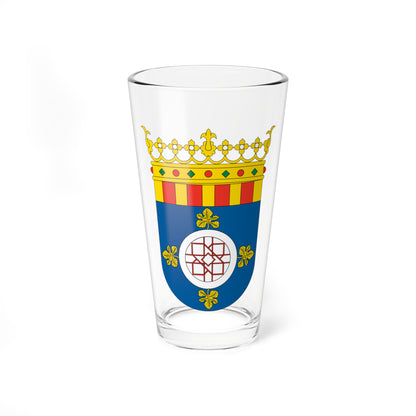 Escudo del Campo de Cariñena (Spain) (Coat of Arms) Pint Glass 16oz