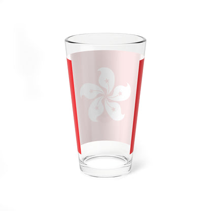 Flag of Hong Kong 1990 (China) Pint Glass 16oz