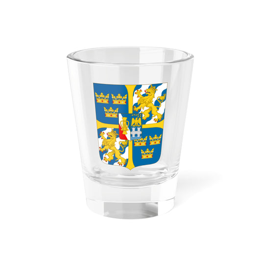 Great shield of arms of Sweden - Shot Glass 1.5oz