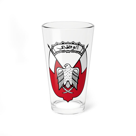 Emblem of Abu Dhabi old (United Arab Emirates) (Coat of Arms) Pint Glass 16oz