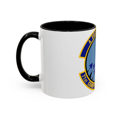 71st Comptroller Squadron (U.S. Air Force) Accent Coffee Mug