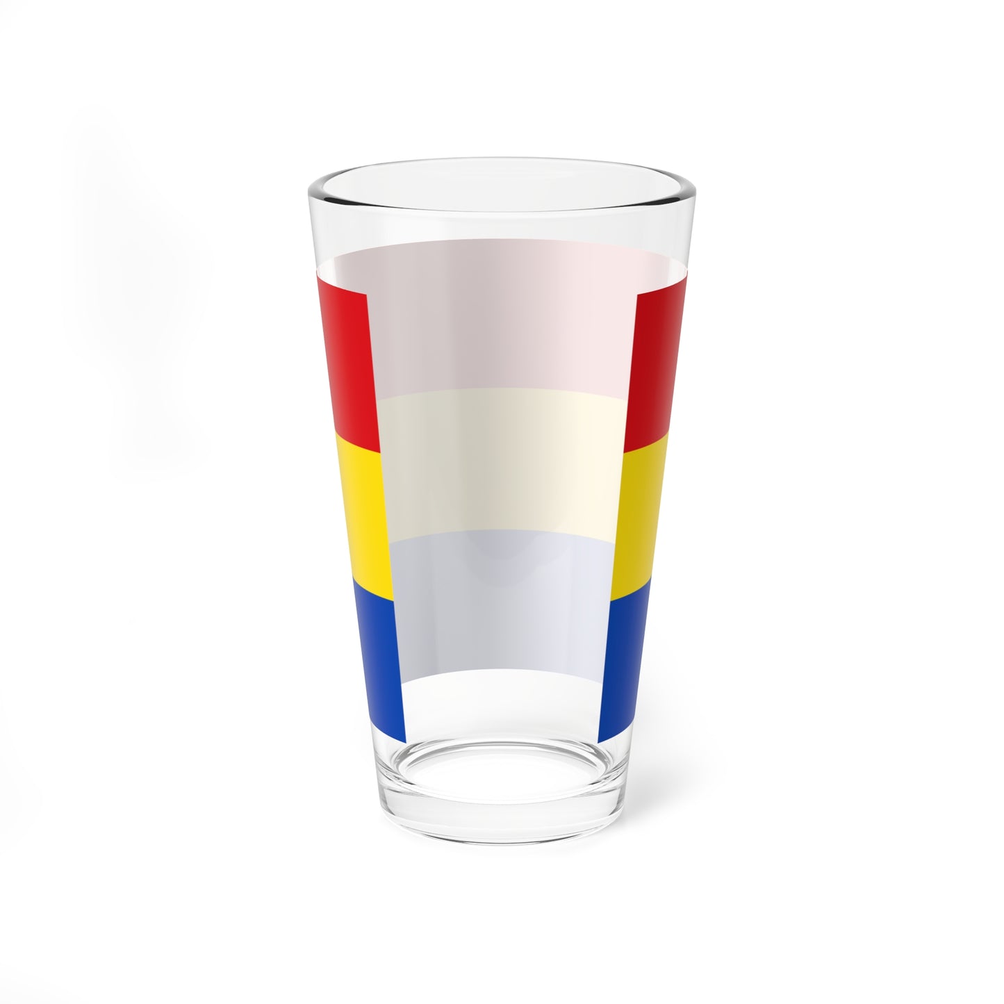 Flag red yellow blue 5x3 (Germany) Pint Glass 16oz