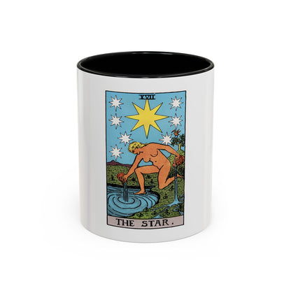 The Star (Tarot Card) Accent Coffee Mug