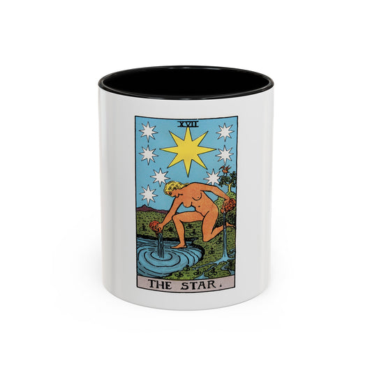 The Star (Tarot Card) Accent Coffee Mug