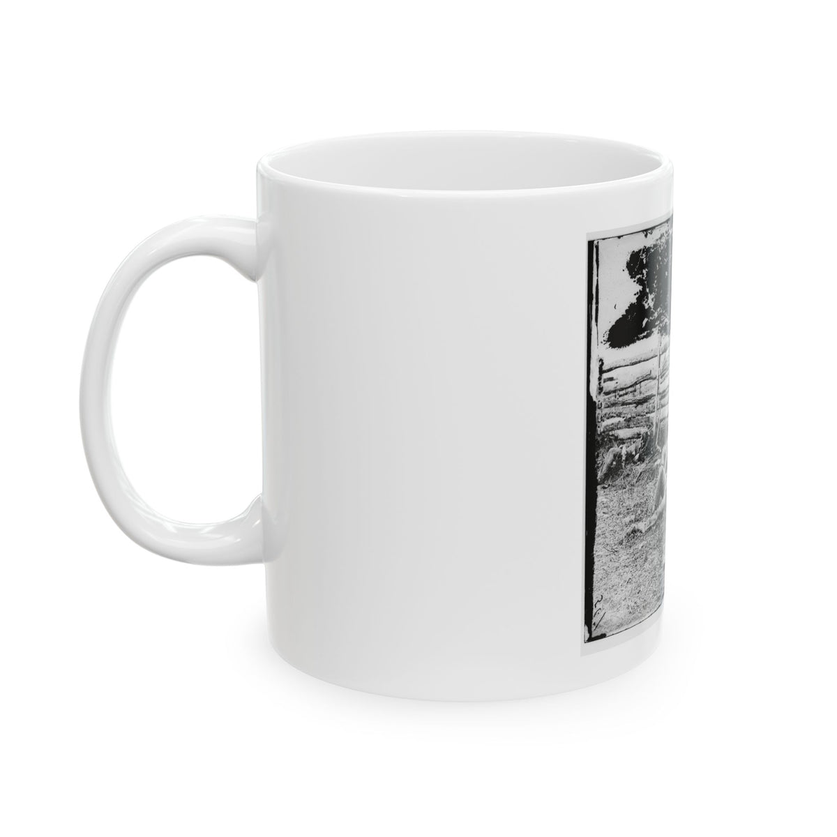 Antietam, Maryland. Bodies Of Dead, Louisiana Regiment (U.S. Civil War) White Coffee Mug