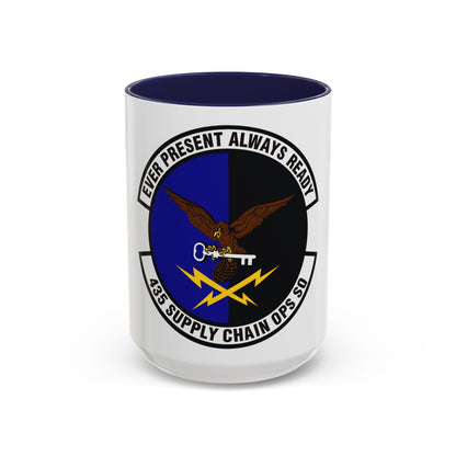 435th Supply Chain Operations Squadron (U.S. Air Force) Accent Coffee Mug