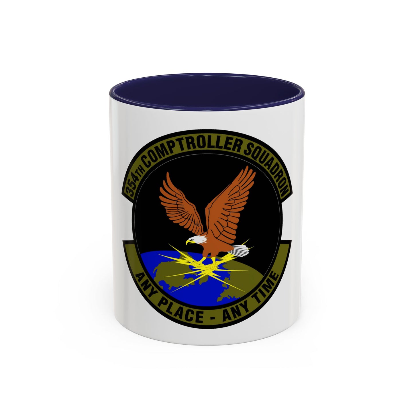 354th Comptroller Squadron (U.S. Air Force) Accent Coffee Mug