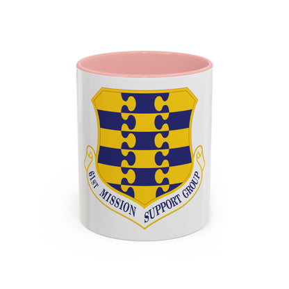 61st Mission Support Group (U.S. Air Force) Accent Coffee Mug