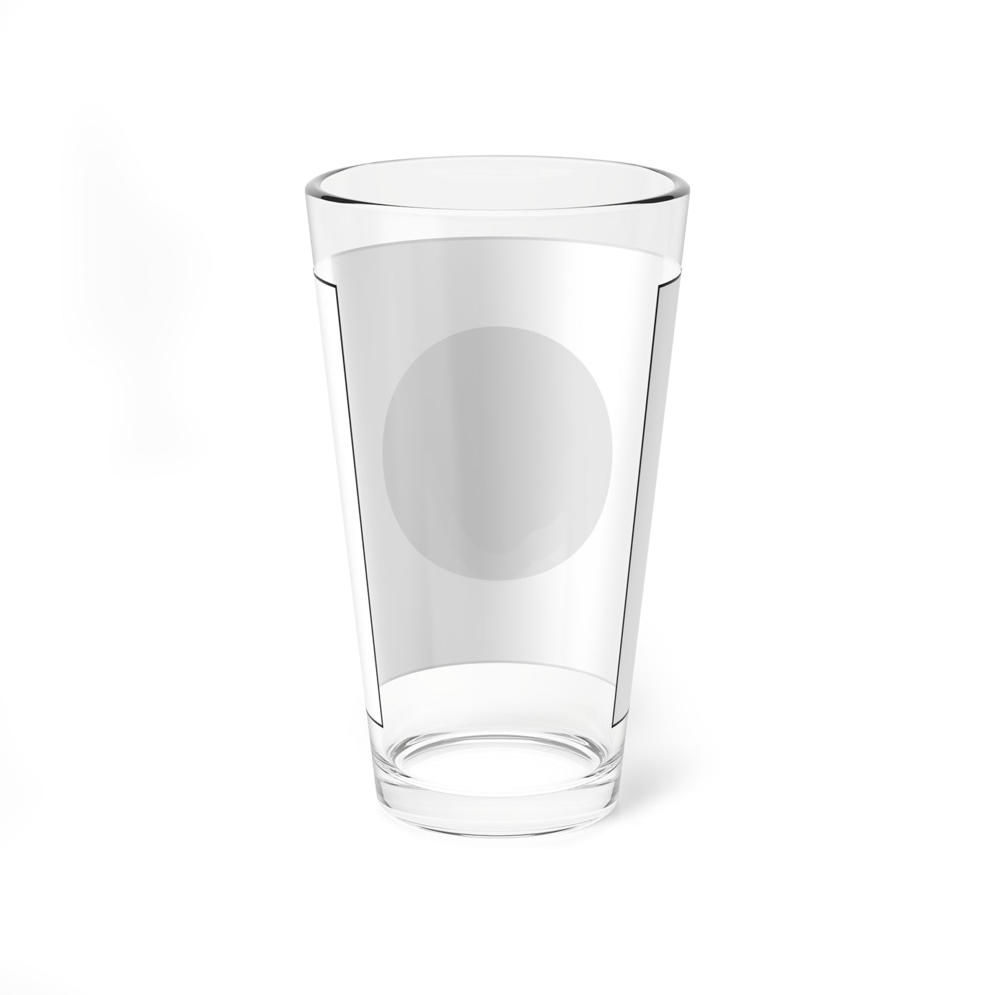 Flag of Japan monocrome (Japan) Pint Glass 16oz
