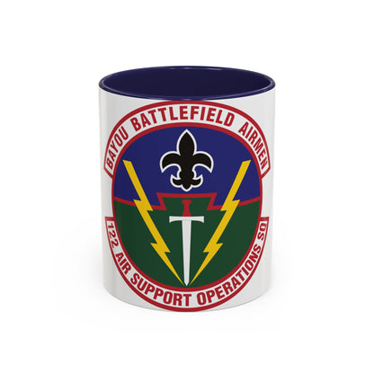 122d Air Support Operations Squadron (U.S. Air Force) Accent Coffee Mug