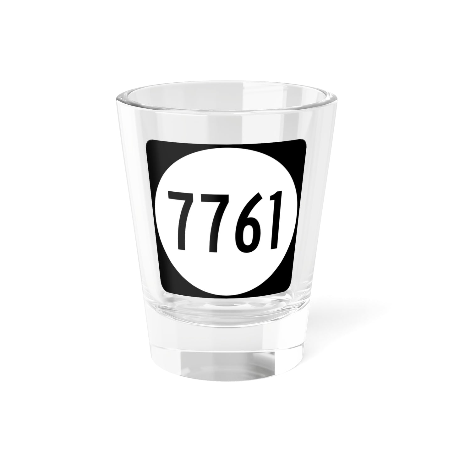 PR tertiary 7761 (Puerto Rico) (Road Sign) Shot Glass 1.5oz