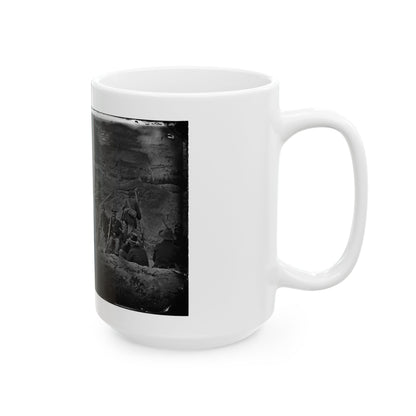 Morris Island, South Carolina. Full Sap (U.S. Civil War) White Coffee Mug