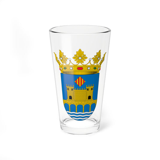 Escudo de Alpuente (Spain) (Coat of Arms) Pint Glass 16oz