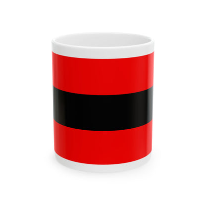 Civil Ensign of Albania - White Coffee Mug