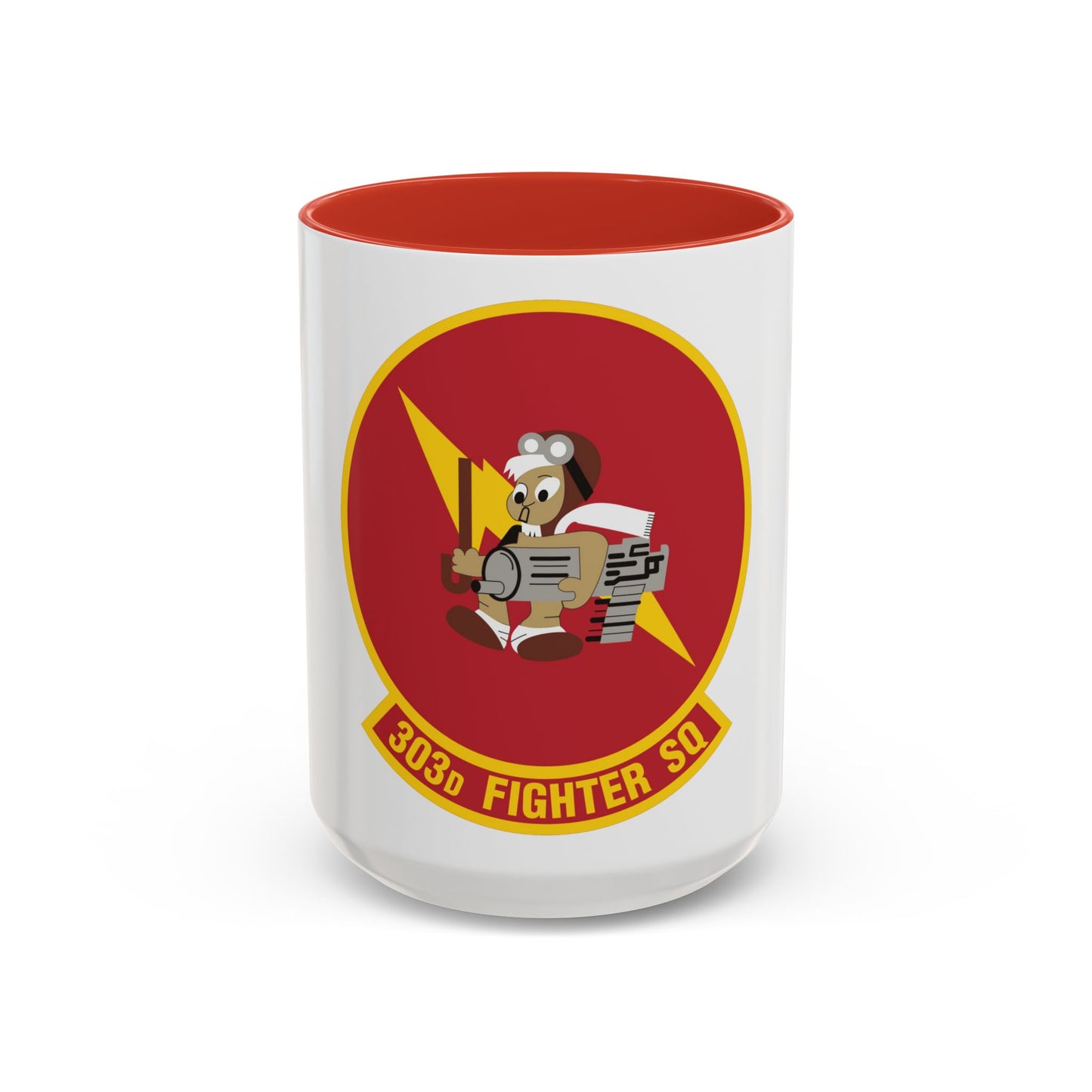 303d Fighter Squadron (U.S. Air Force) Accent Coffee Mug