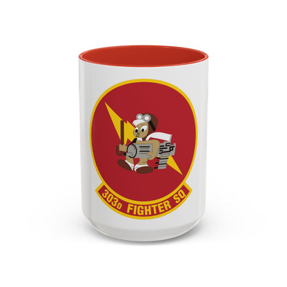 303d Fighter Squadron (U.S. Air Force) Accent Coffee Mug