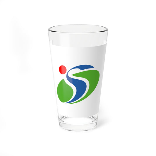 Flag of Shibetsu Hokkaido (Japan) Pint Glass 16oz