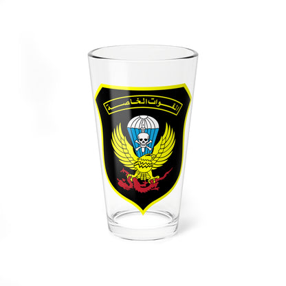 Libyan Special Forces Emblem (Libya) (Coat of Arms) Pint Glass 16oz