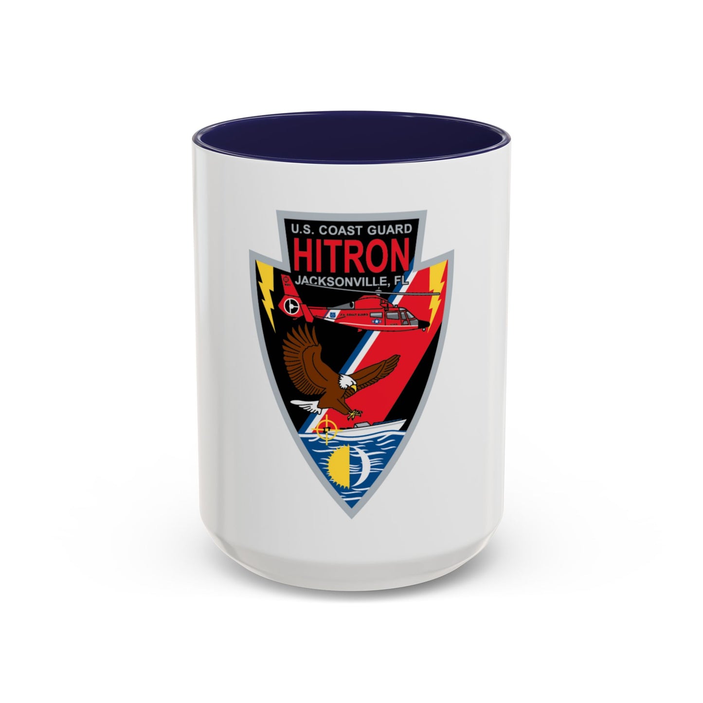 USCG HITRON Jax FL (U.S. Coast Guard) Accent Coffee Mug