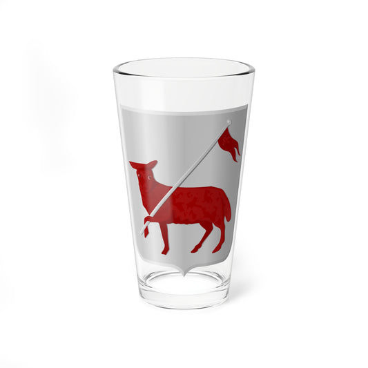 Achttienhoven wapen (Netherlands) (Coat of Arms) Pint Glass 16oz